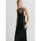 Robe Combinée Semi-Transparente