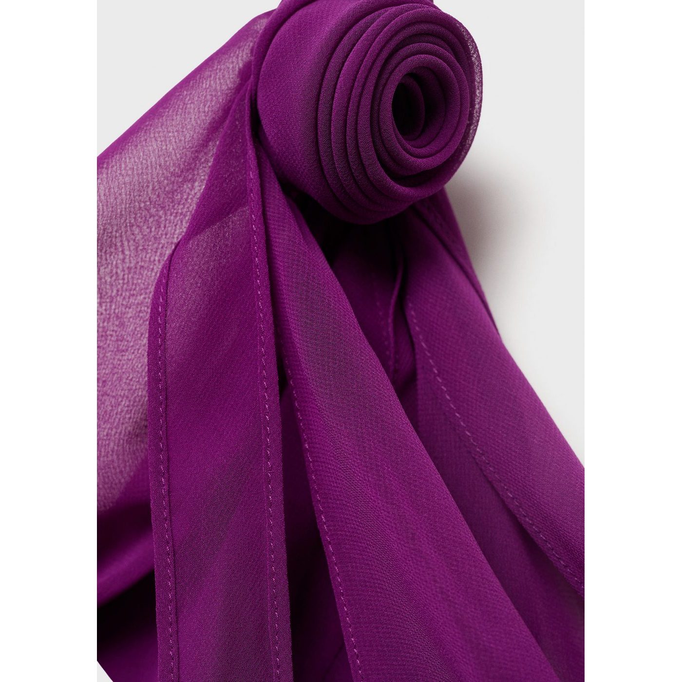 Robe Drapée Détail Fleur