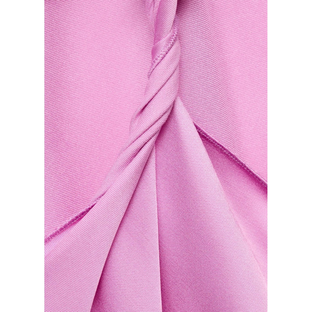 Robe Satinée Asymétrique