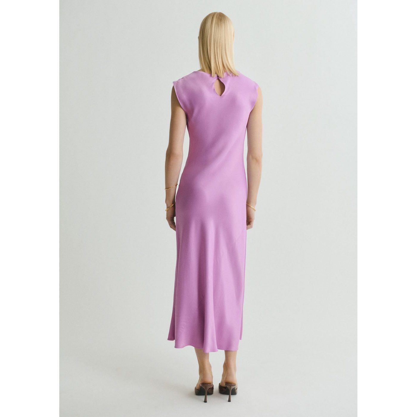 Robe Midi Satinée