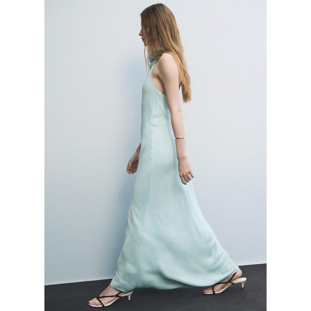 Robe Satinée Emmanchures Américaines