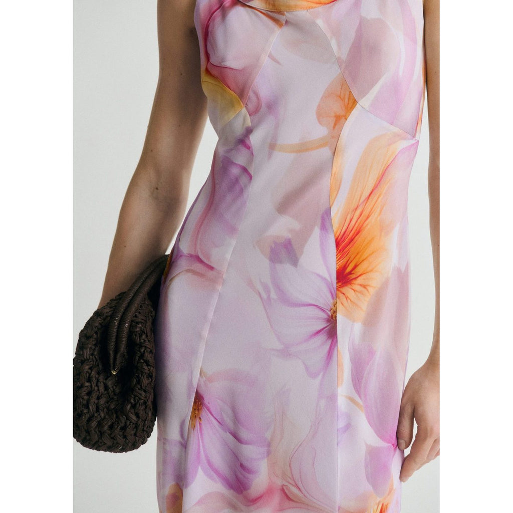 Robe À Fleurs Détail Volants