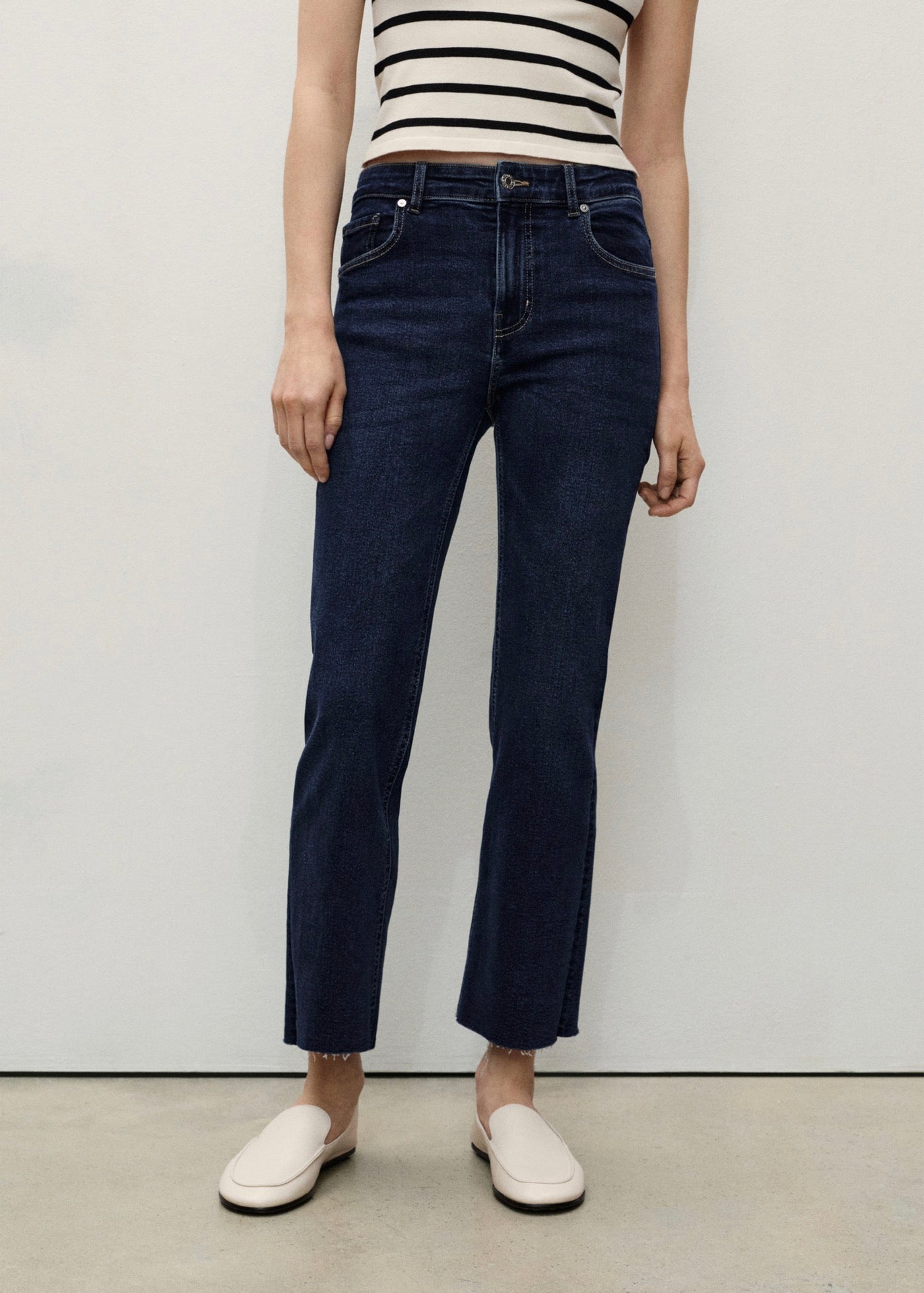 Jean Sienna Flare Crop