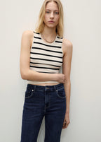 Jean Sienna Flare Crop