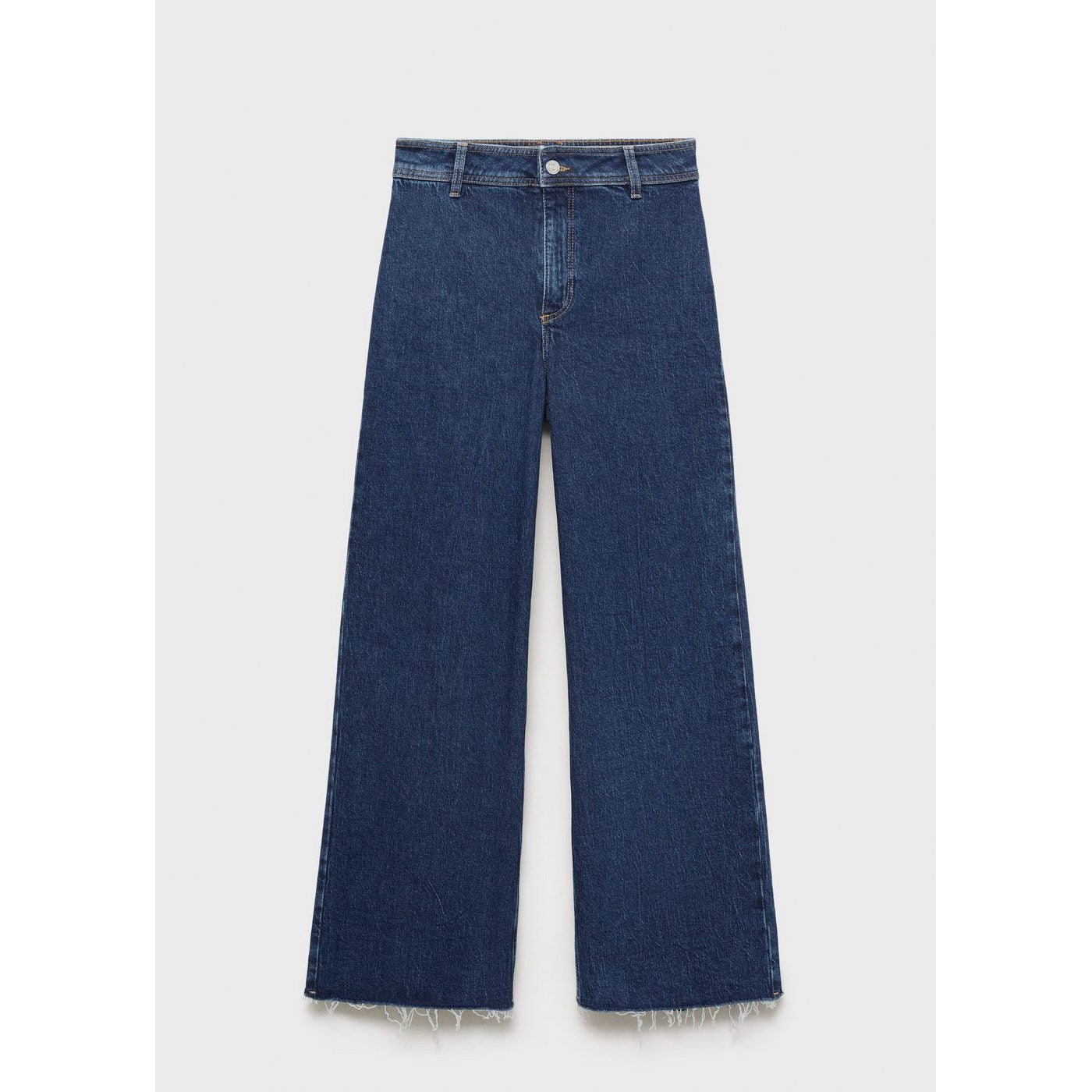 Jean Style Jupe-Culotte Catherin Taille Haute