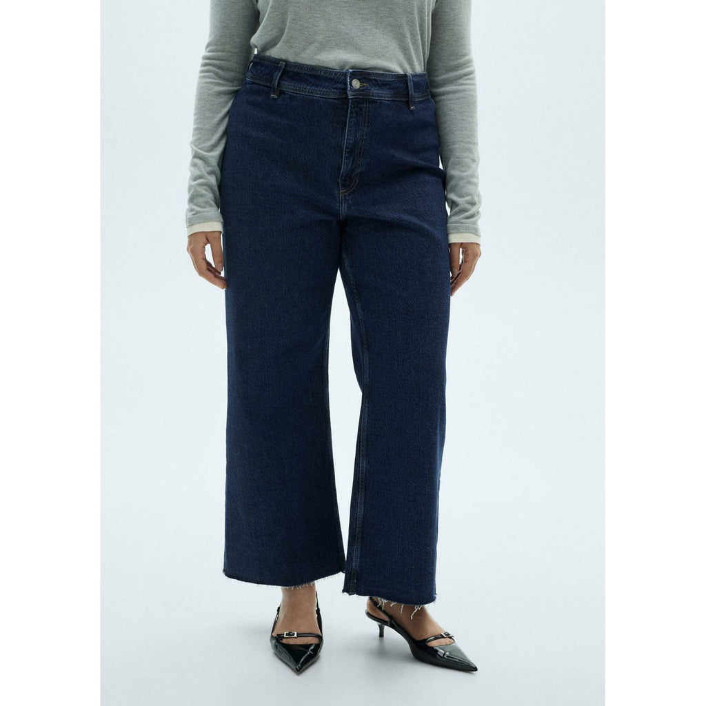 Jean Style Jupe-Culotte Catherin Taille Haute