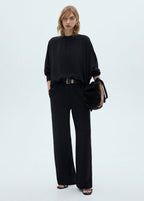 Pantalon Droit Maille