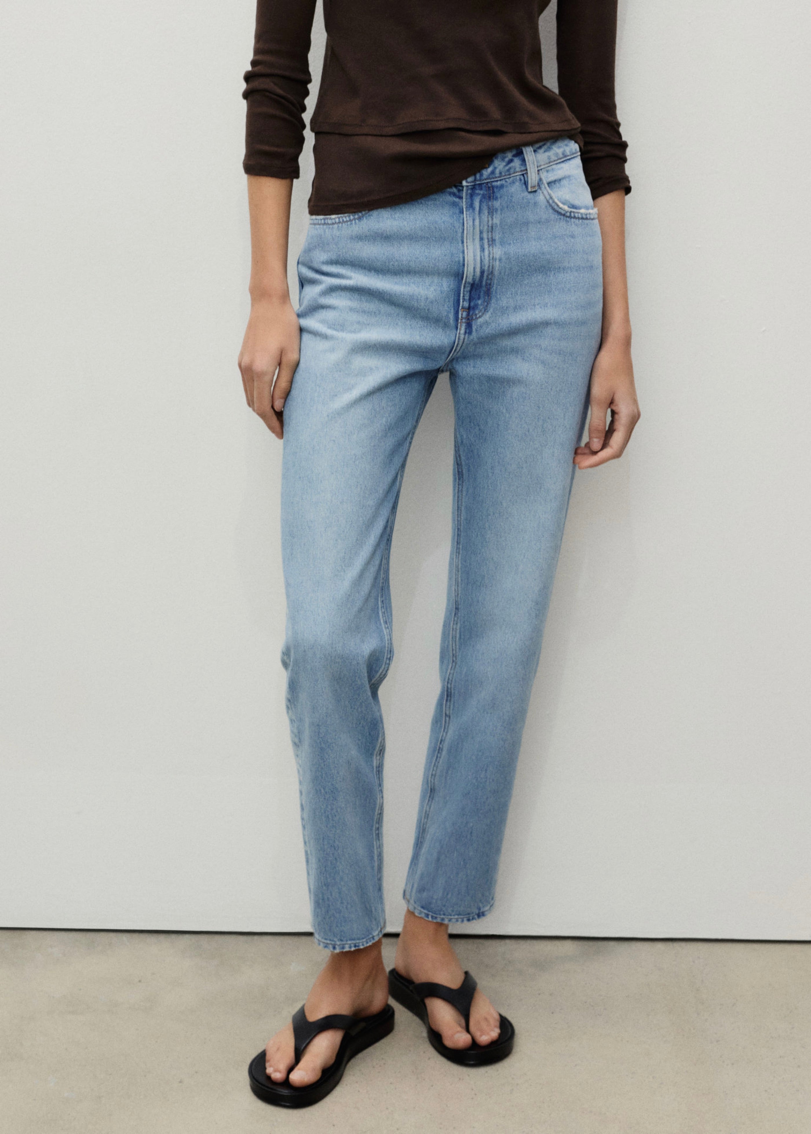 Jean Mom2000 Mom Taille Haute