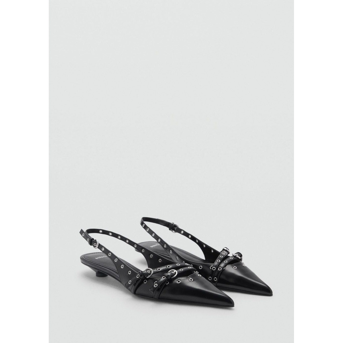 Chaussures Kitten Heel Perforées