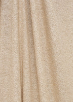 Robe Lurex Col Froncé