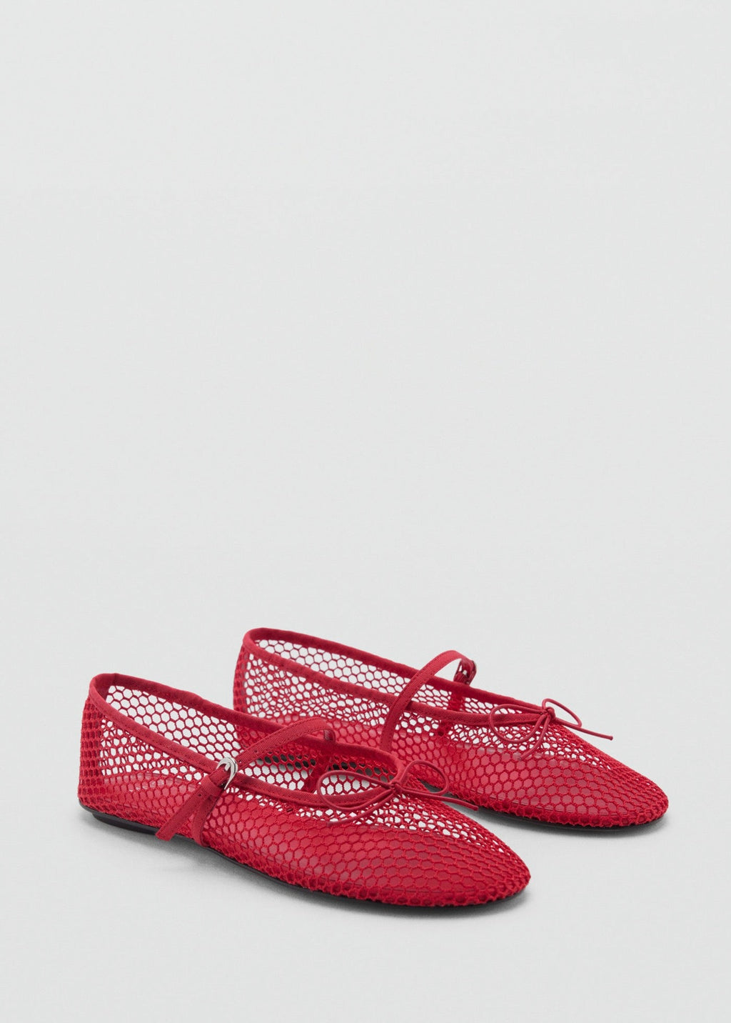 Ballerines Maille Filet Boucle