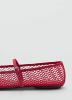 Ballerines Maille Filet Boucle