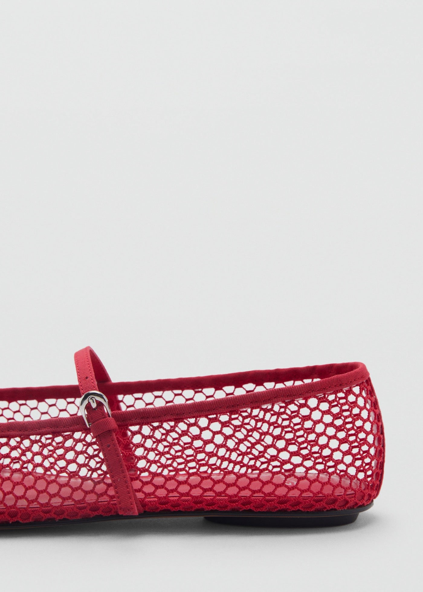 Ballerines Maille Filet Boucle