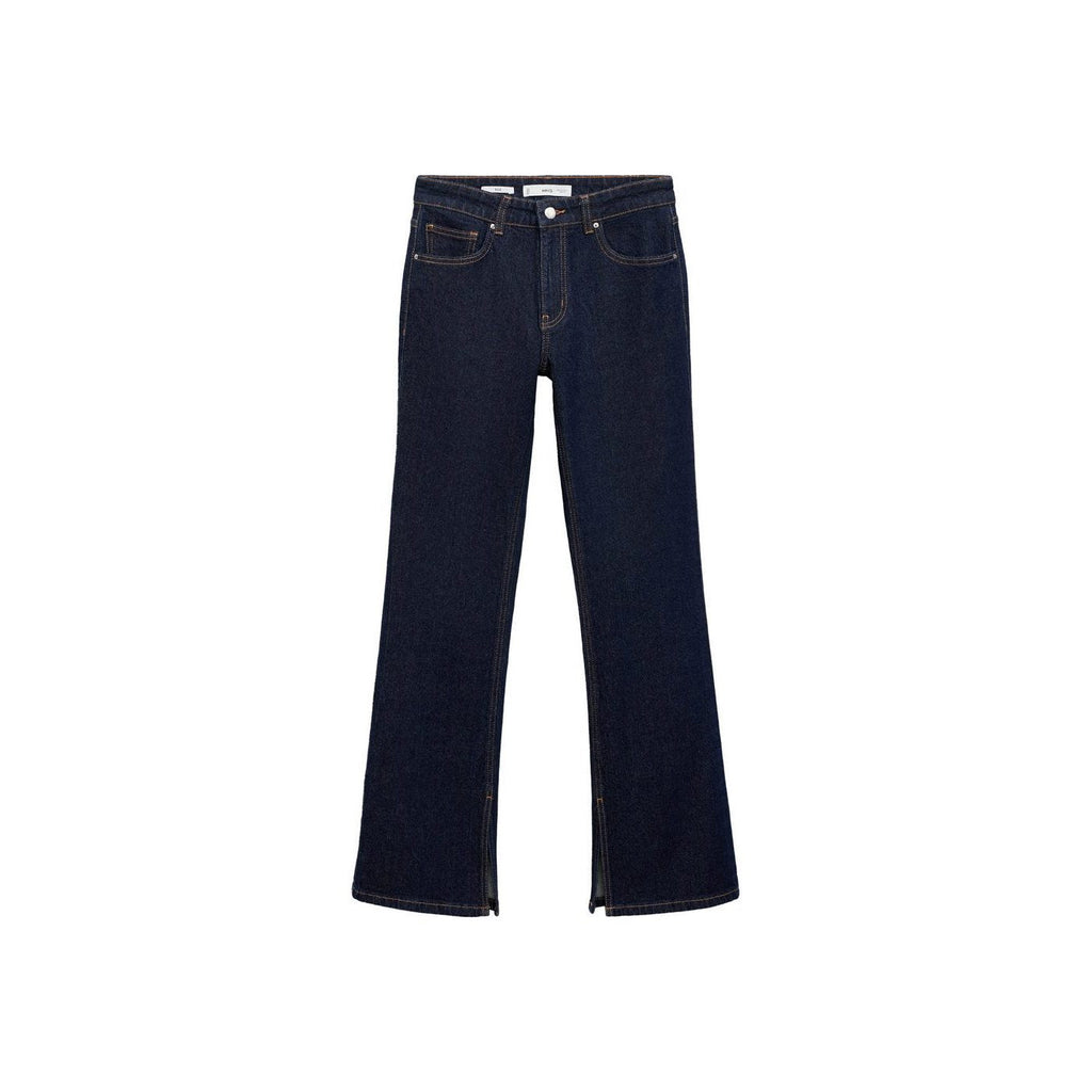 Jean Flare Fentes Rinse Wash