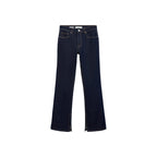 Jean Flare Fentes Rinse Wash