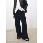 Jean Wideleg Taille Basse Rinse Wash