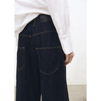 Jean Wideleg Taille Basse Rinse Wash