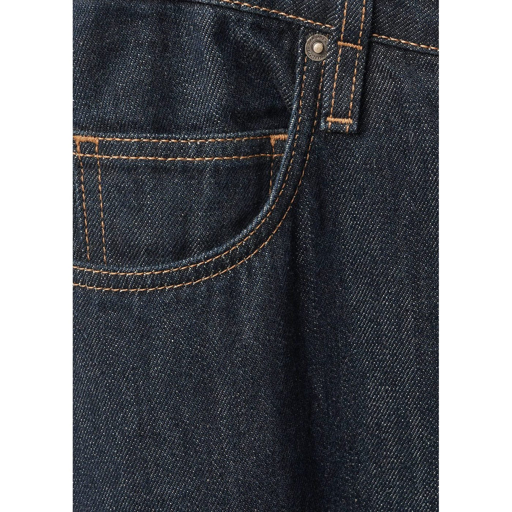 Jean Wideleg Taille Basse Rinse Wash