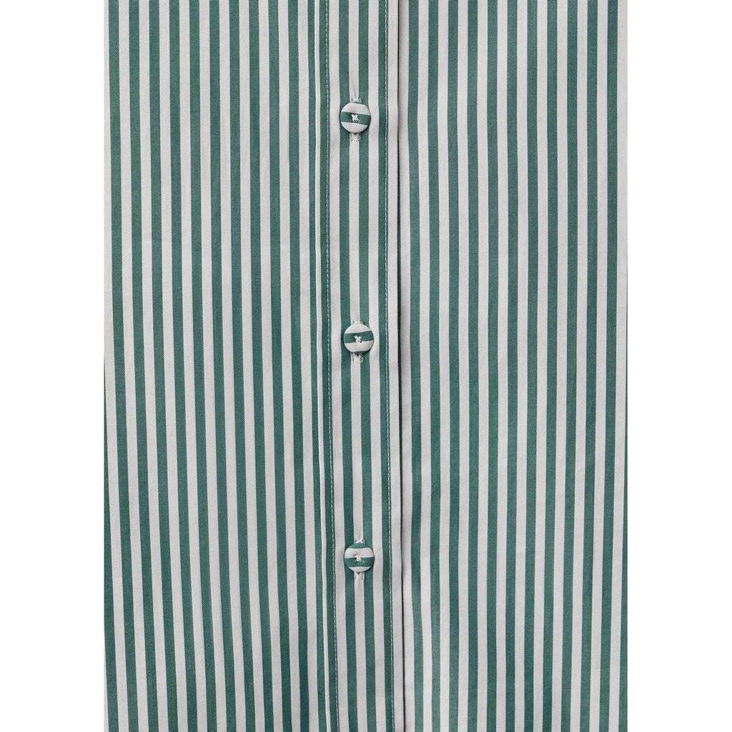 Chemise Rayures Manches Courtes Coton