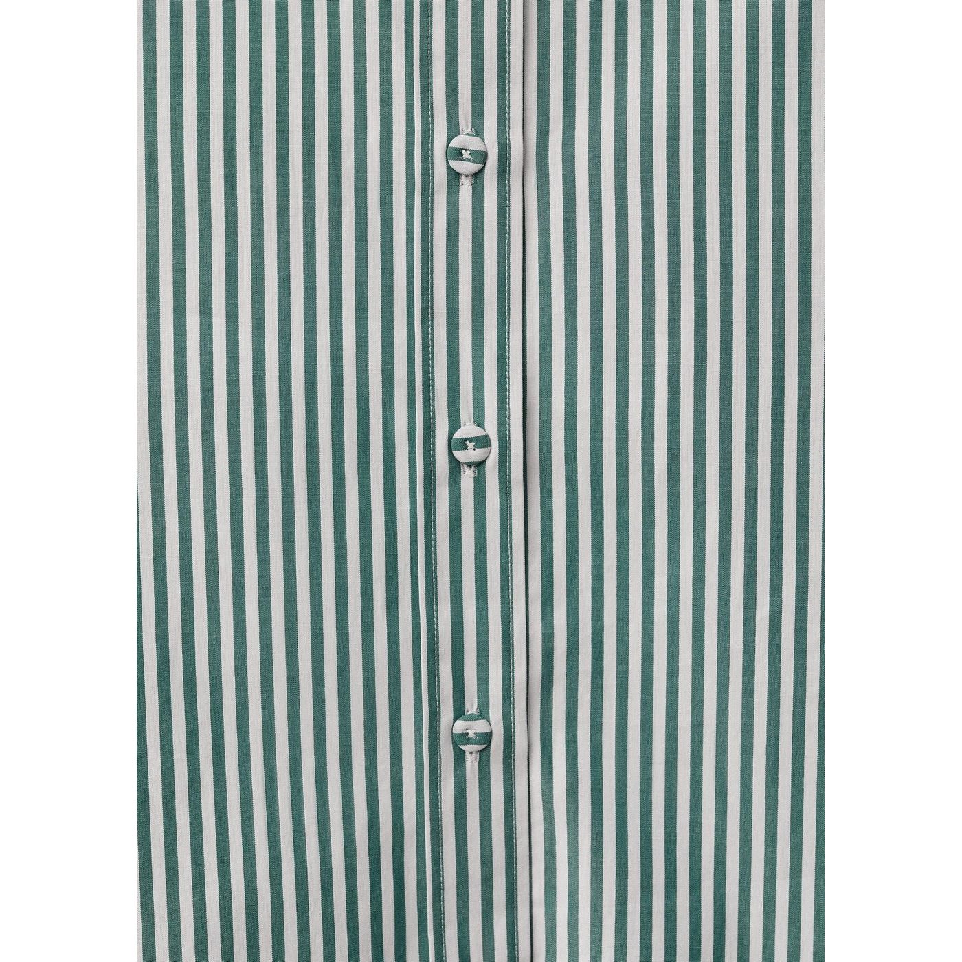 Chemise Rayures Manches Courtes Coton