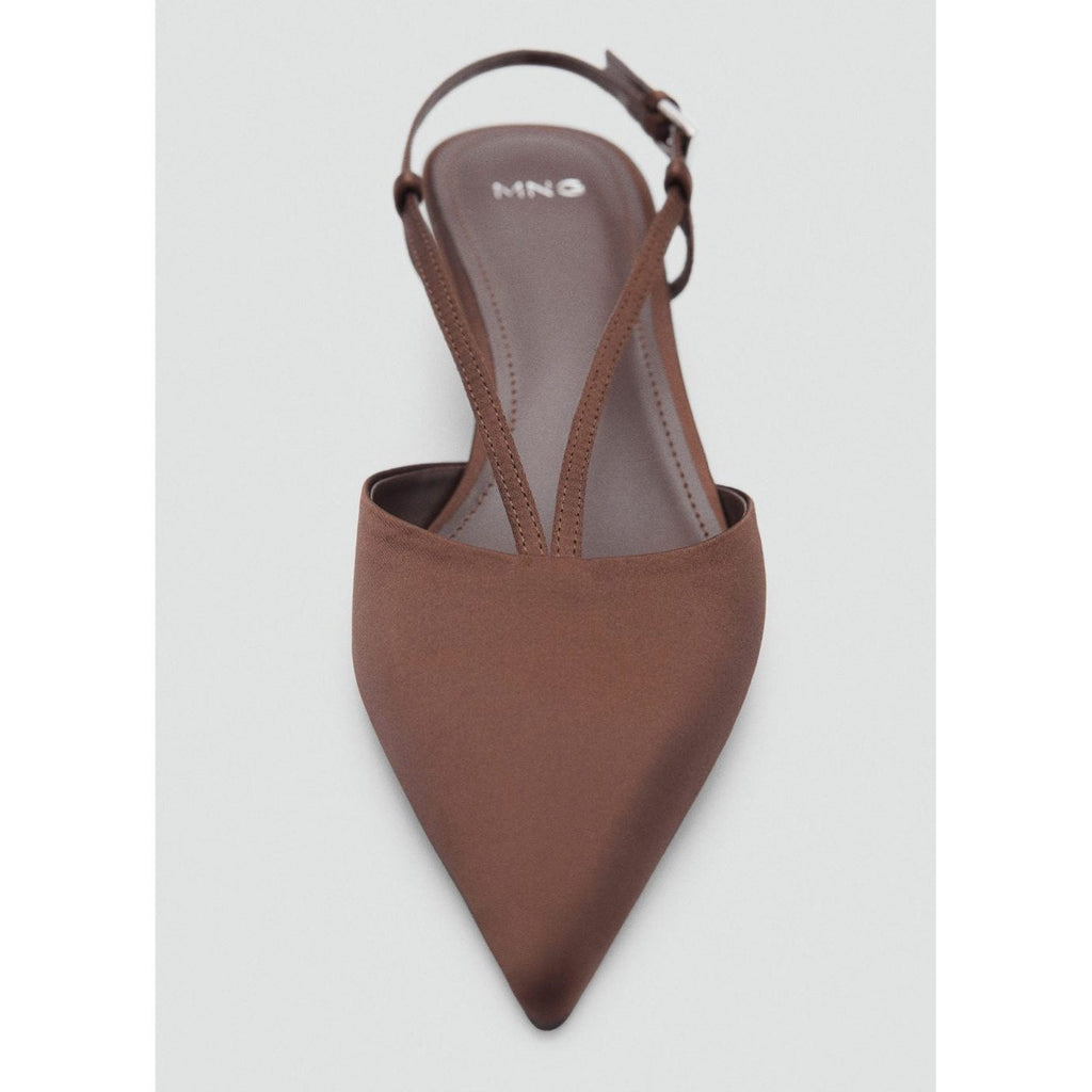 Chaussure Talon Kitten Heel En Satin À Brides