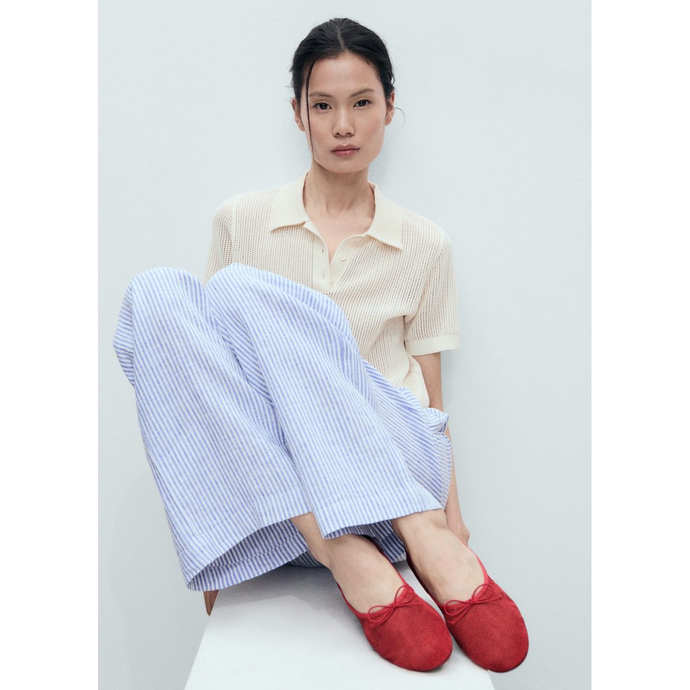 Ballerines En Maille Filet