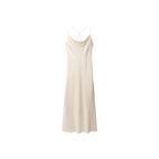 Robe Soie Encolure Drapée