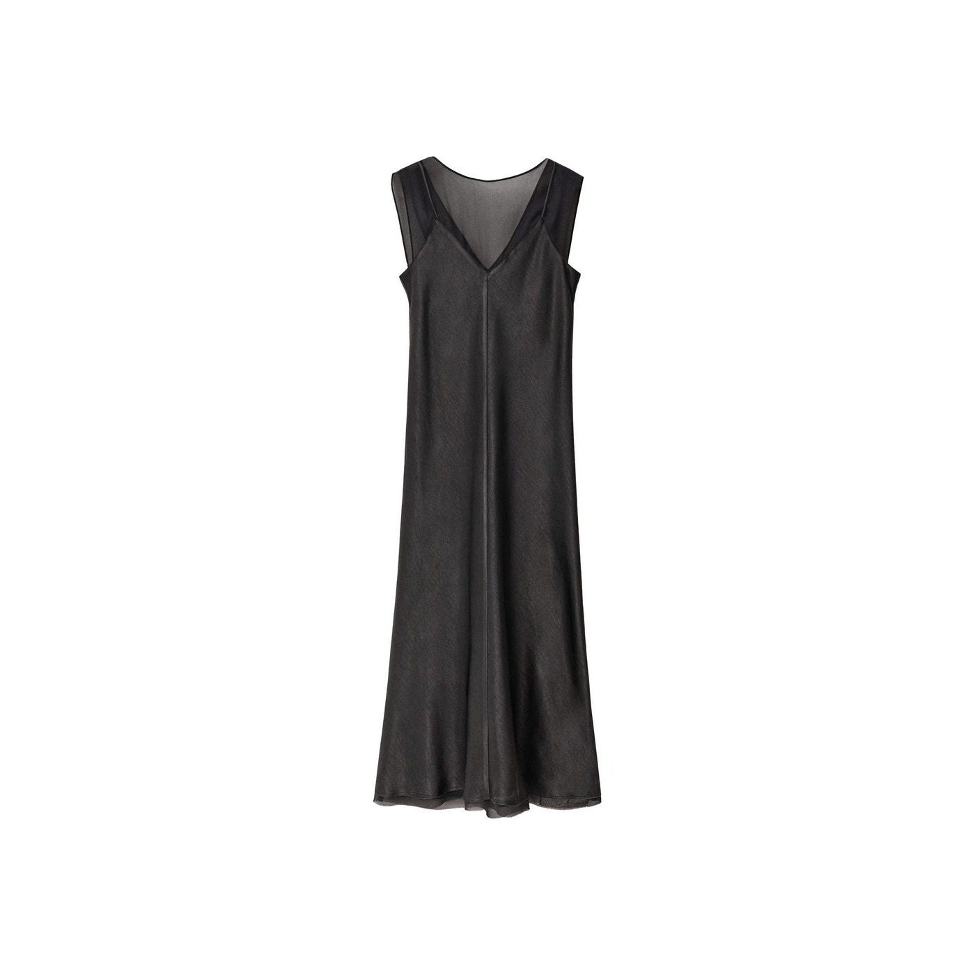 Robe Satinée Combinée