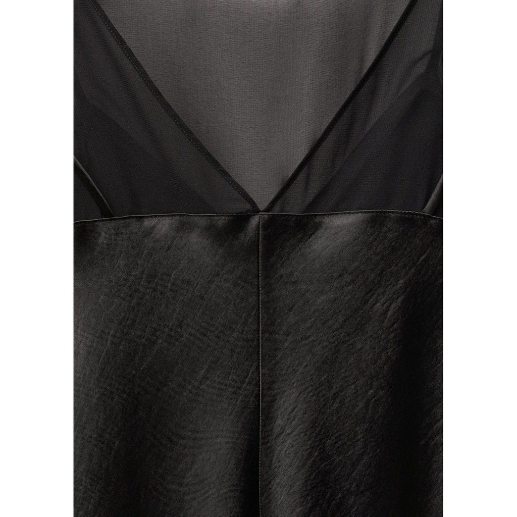 Robe Satinée Combinée