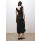 Robe Satinée Combinée