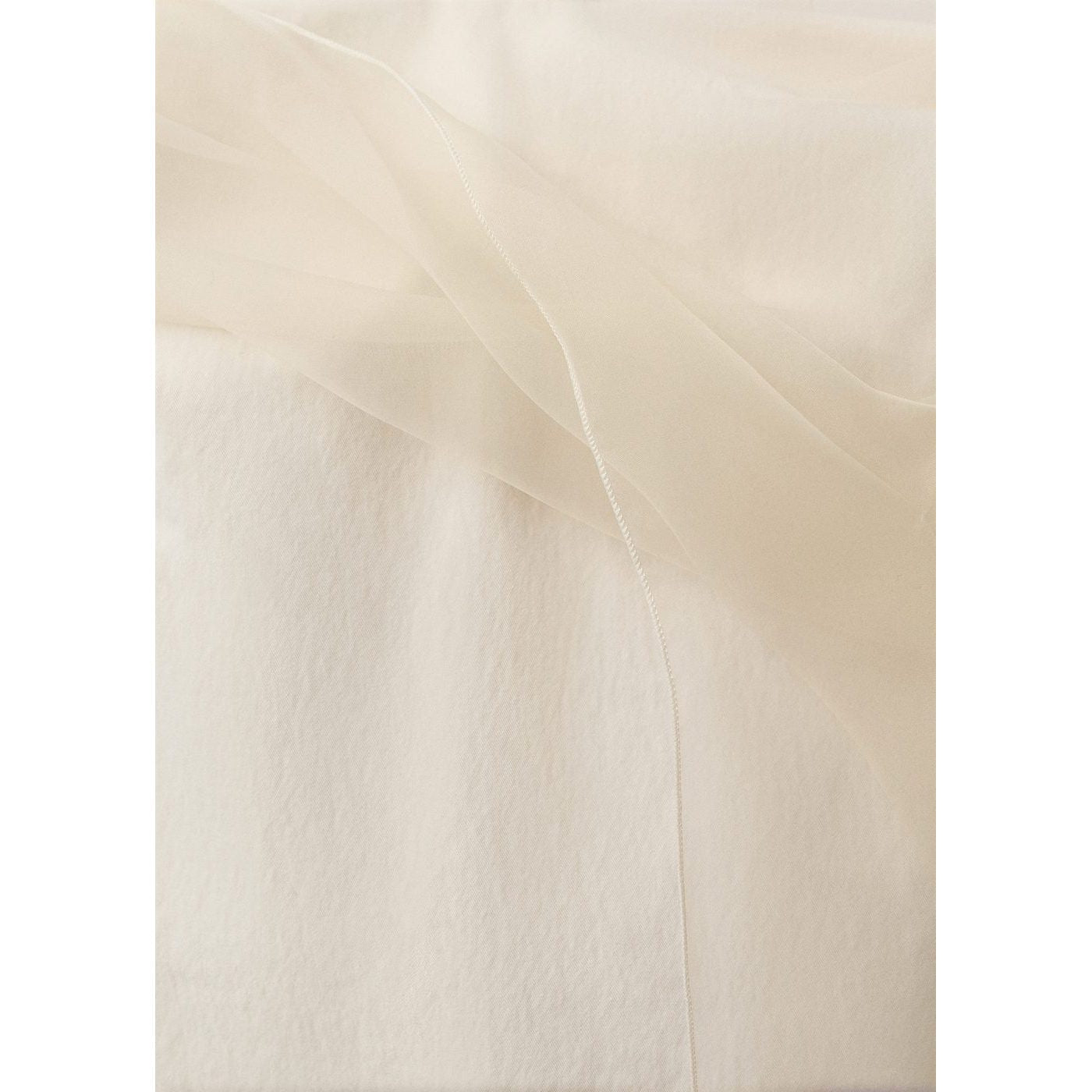 Robe Courte Combinée Gaze