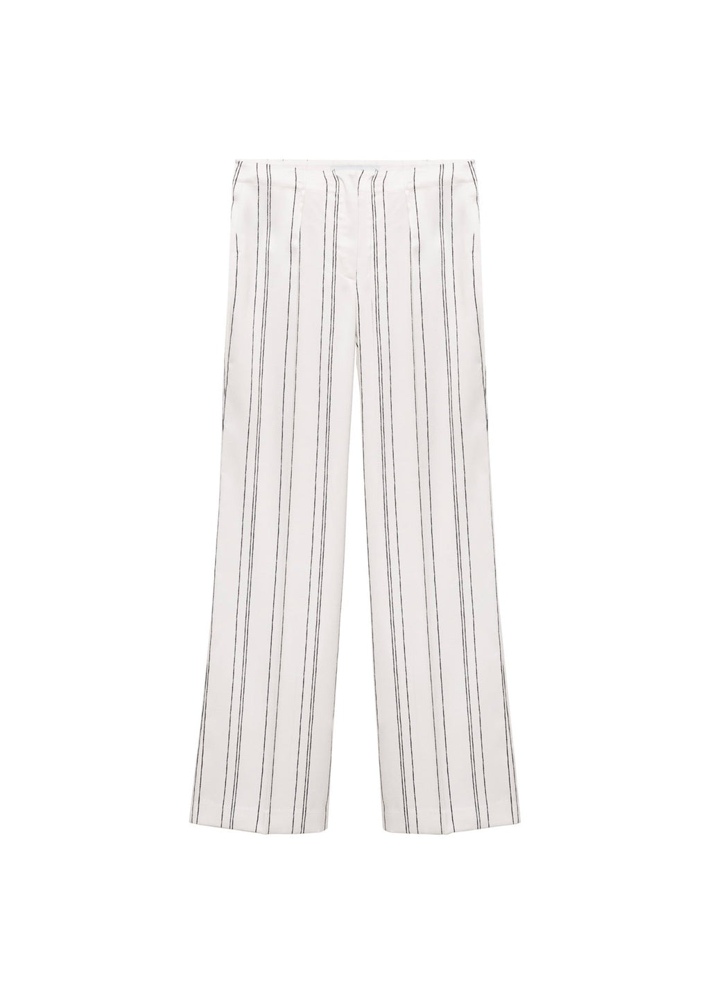 Pantalon Droit À Rayures