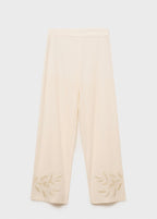 Pantalon Droit Brodé