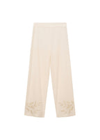 Pantalon Droit Brodé
