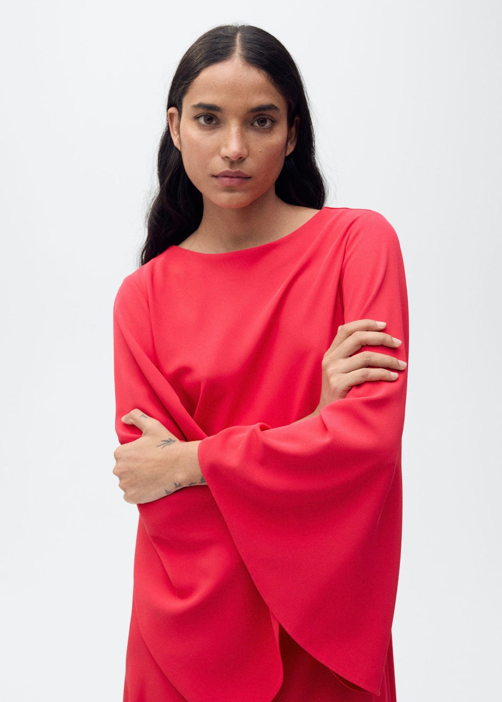 Robe Longue Manches Cloche