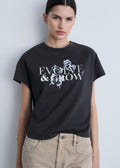 T-Shirt Coton Message Imprimé
