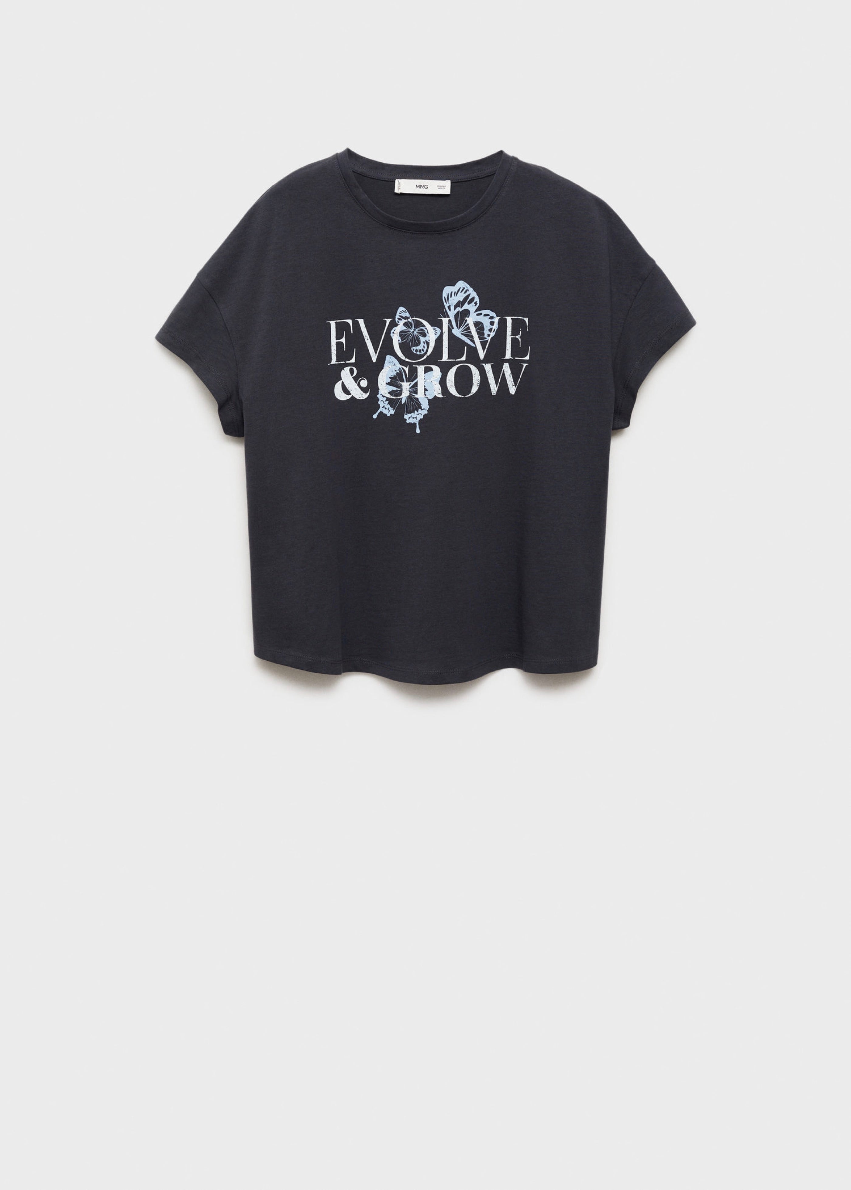 T-Shirt Coton Message Imprimé