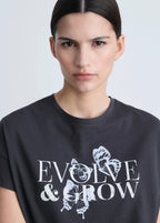 T-Shirt Coton Message Imprimé