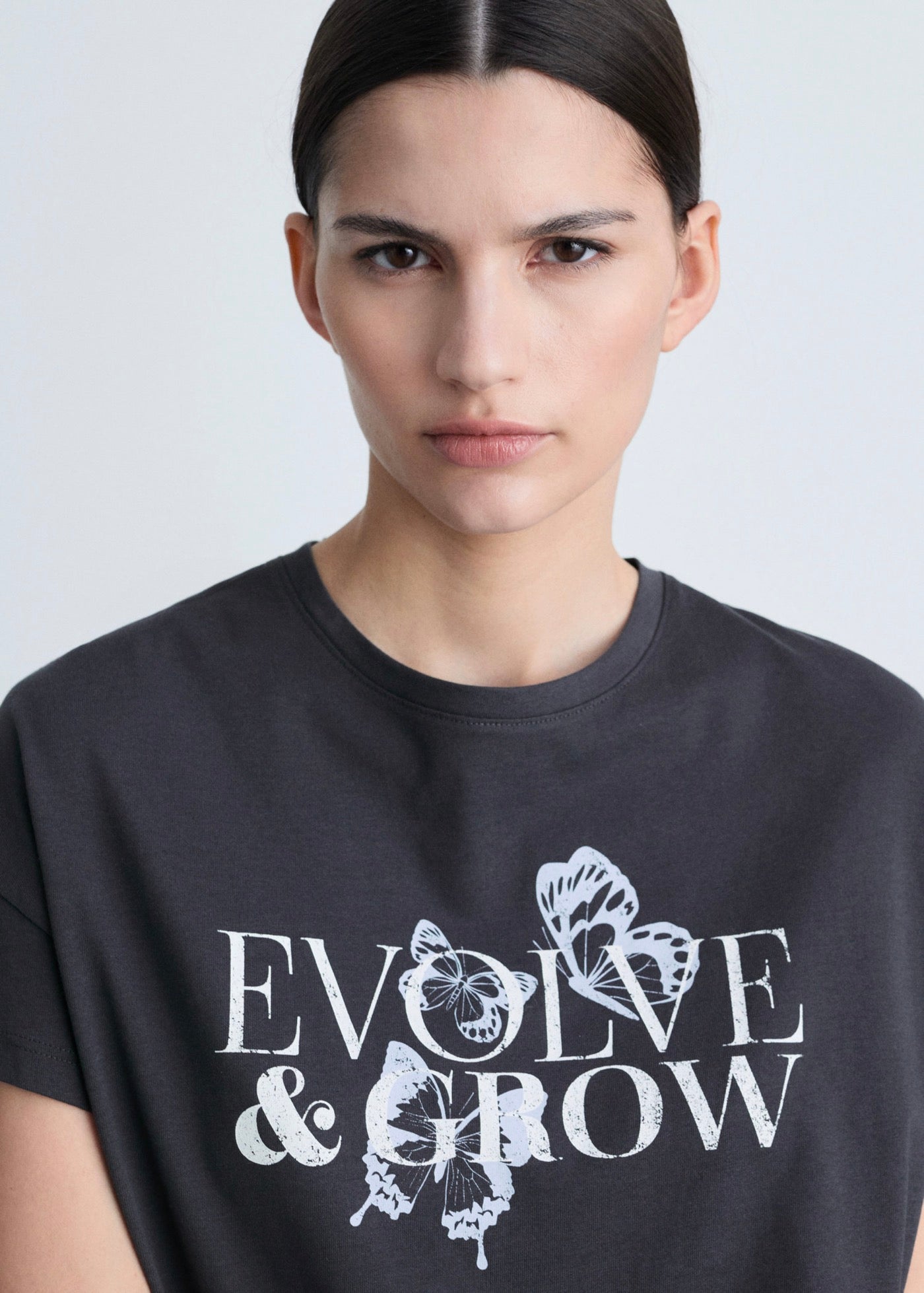 T-Shirt Coton Message Imprimé