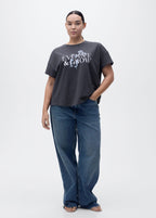 T-Shirt Coton Message Imprimé