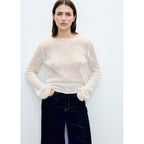 Pull Coton Maille Ajourée
