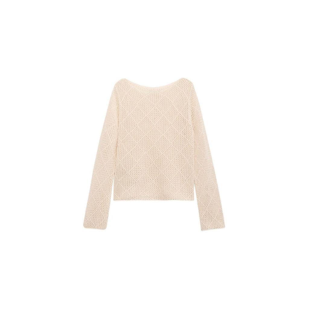 Pull Coton Maille Ajourée
