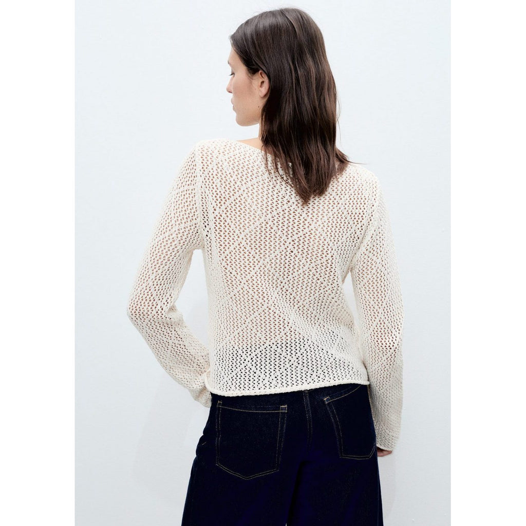 Pull Coton Maille Ajourée