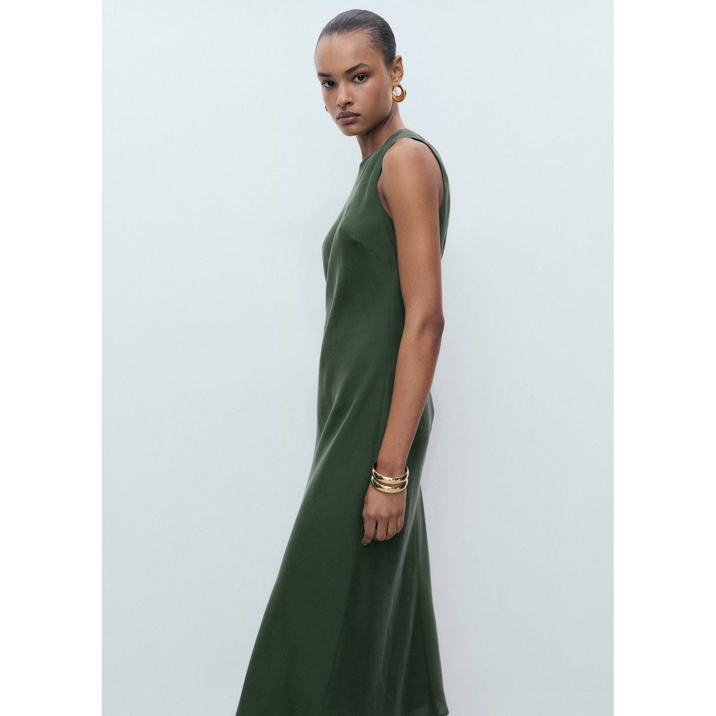Robe Midi Droite