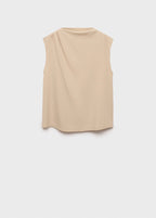 T-Shirt De Grossesse À Col Drapé