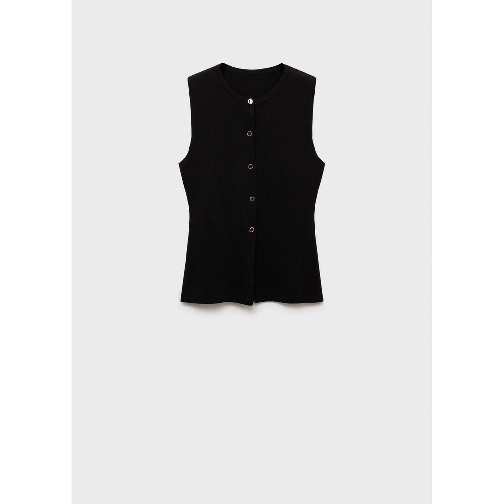 Gilet Maille Fine Boutons