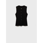 Gilet Maille Fine Boutons