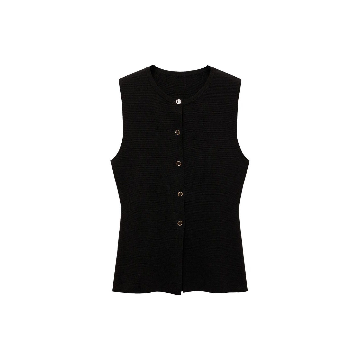 Gilet Maille Fine Boutons