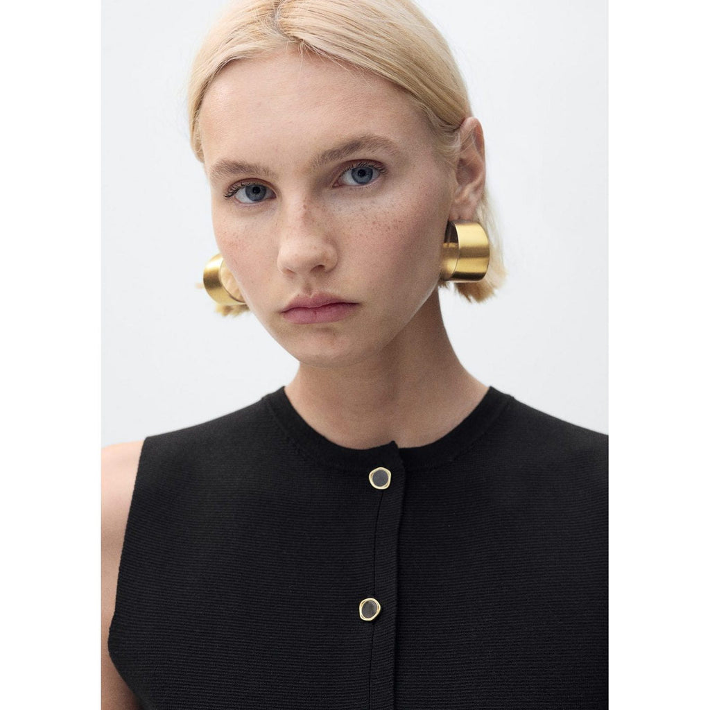 Gilet Maille Fine Boutons