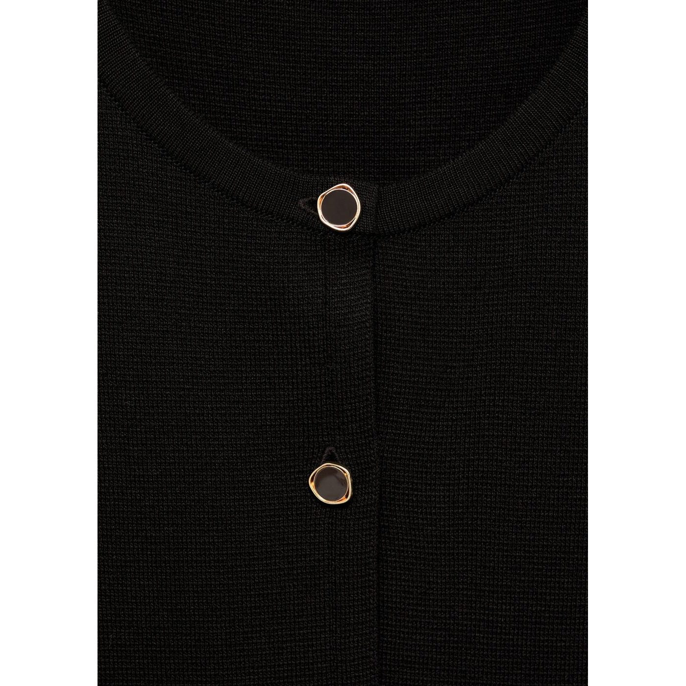 Gilet Maille Fine Boutons